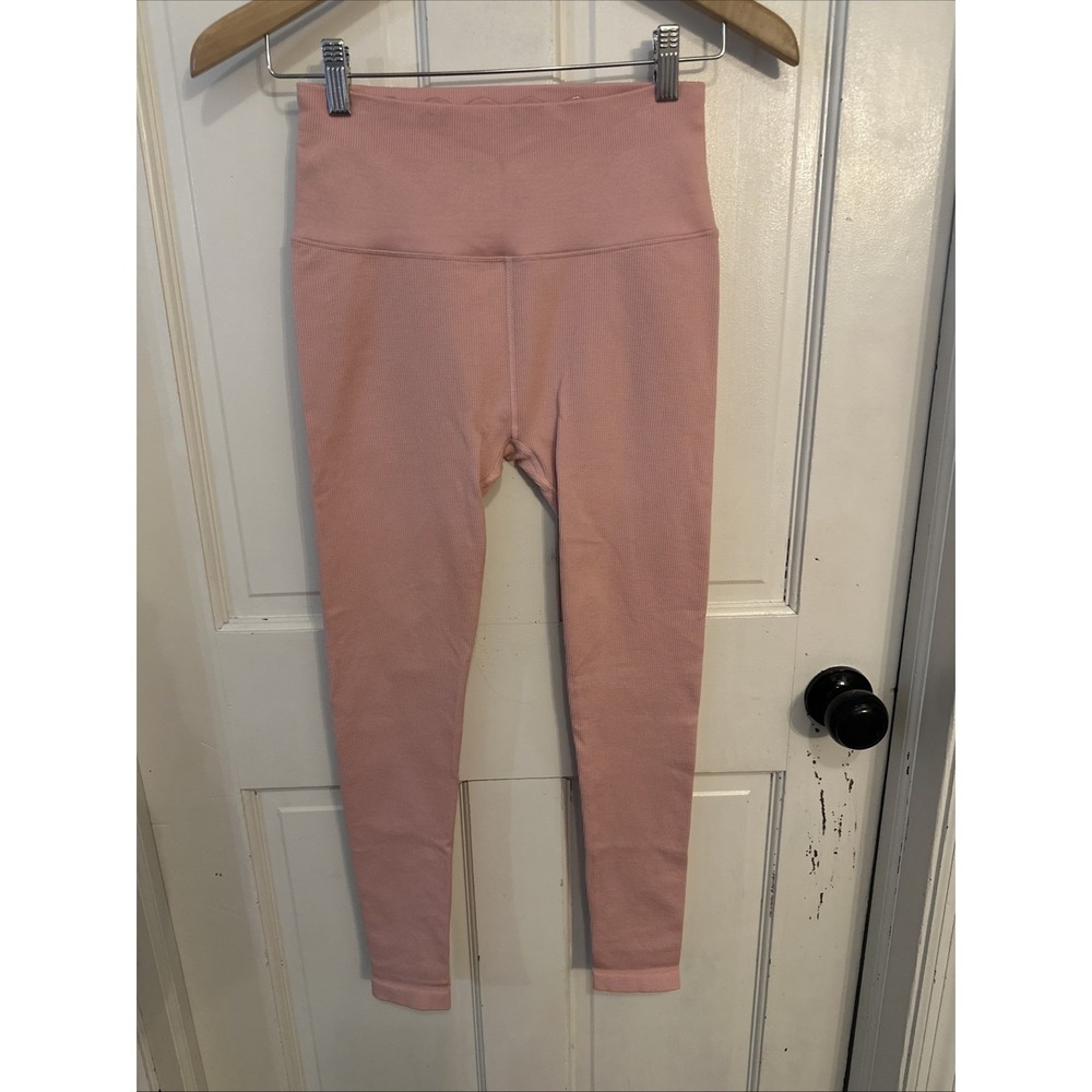 Spiritual Gangster Love‎ Sculpt Ribbed Legging High Rise Pink Size M/L